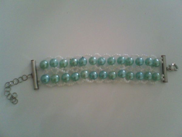 Pulseira pérola verde