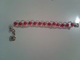 Pulseira pérola vermelha